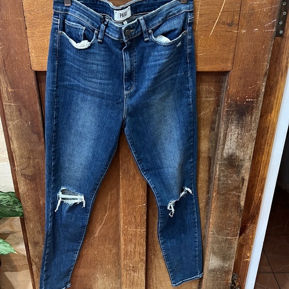 PAIGE Margot Ultra Skinny DeDee Destructed Jeans - Picture 4 of 4